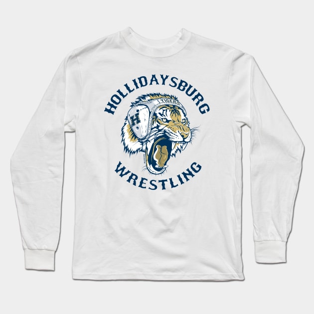 Hollidaysburg Wrestling Long Sleeve T-Shirt by OutdoorMayhem